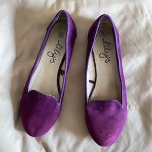 Purple flats